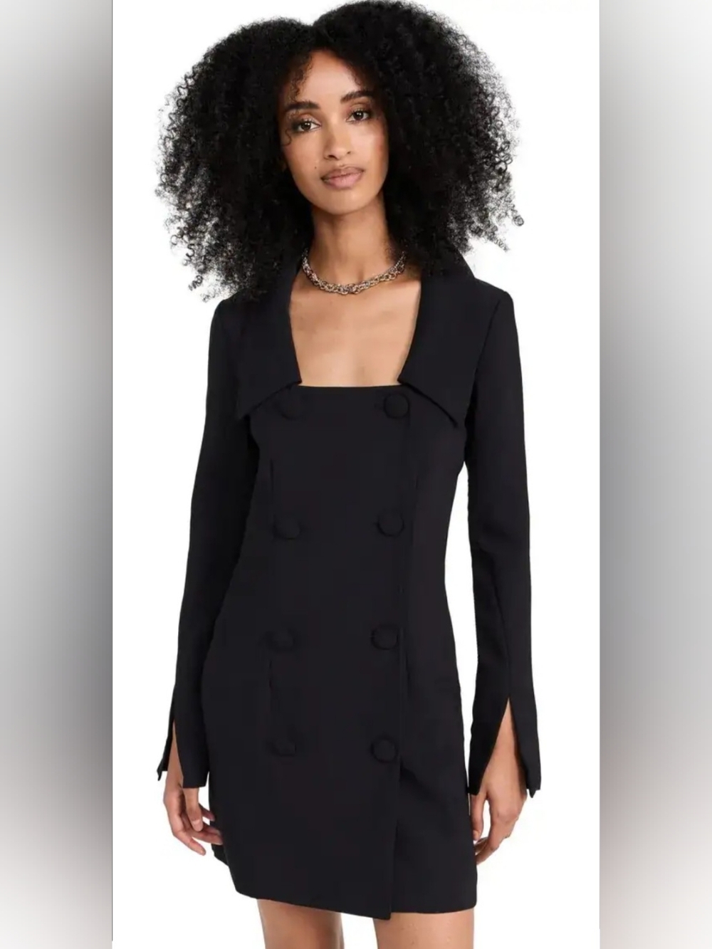 Amanda Uprichard Tavira Blazer Dress in black Size M
